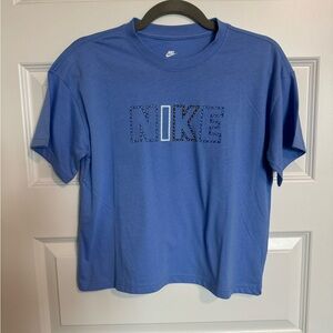 NWT. Nike Loose Fit Tee in Light Blue.